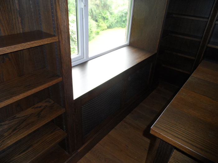 Bespoke hand built Library