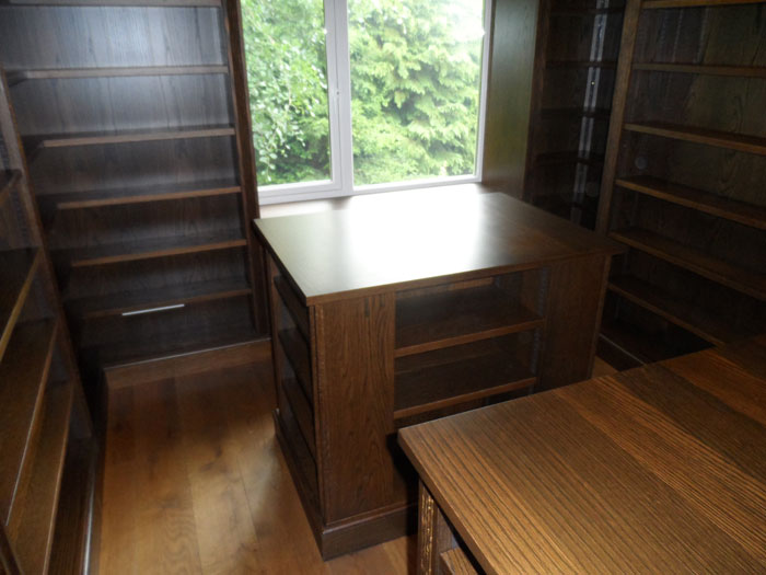 Bespoke hand built Library