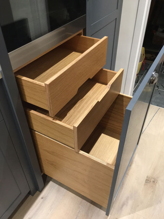 Bespoke hand built Painted Kitchen