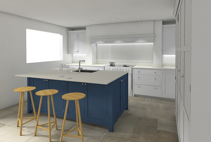 Bespoke hand built Painted Wardrobes