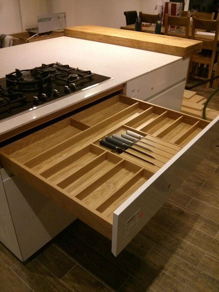 Bespoke hand built High Gloss Kitchen