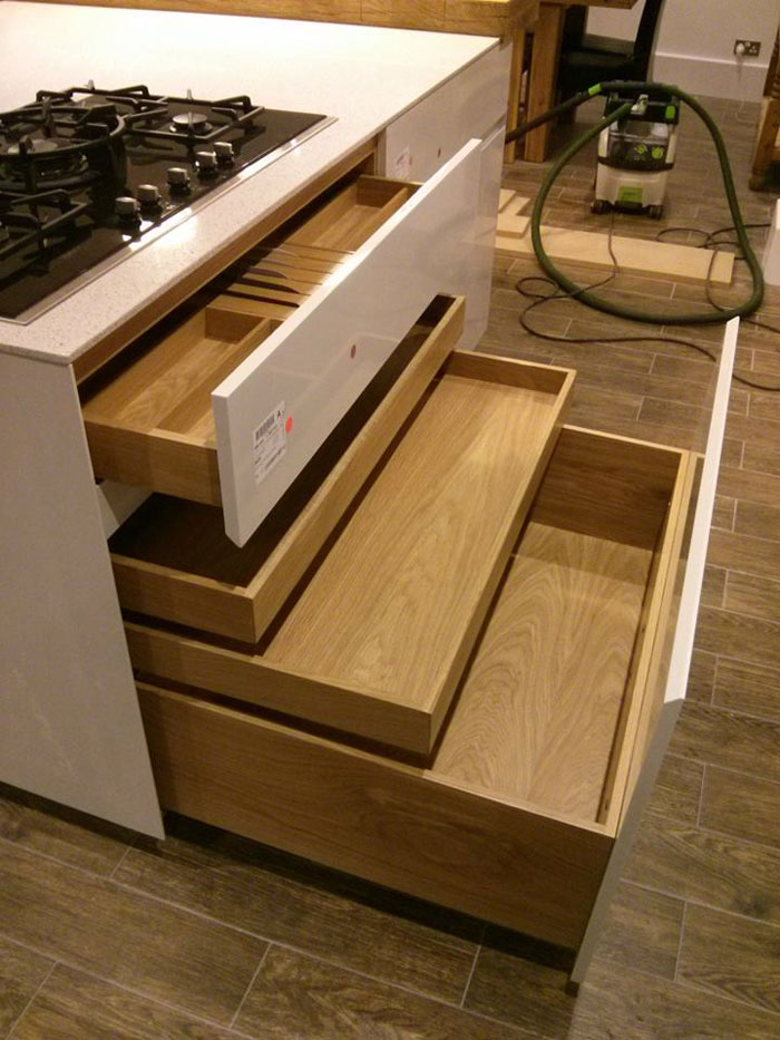 Bespoke hand built High Gloss Kitchen