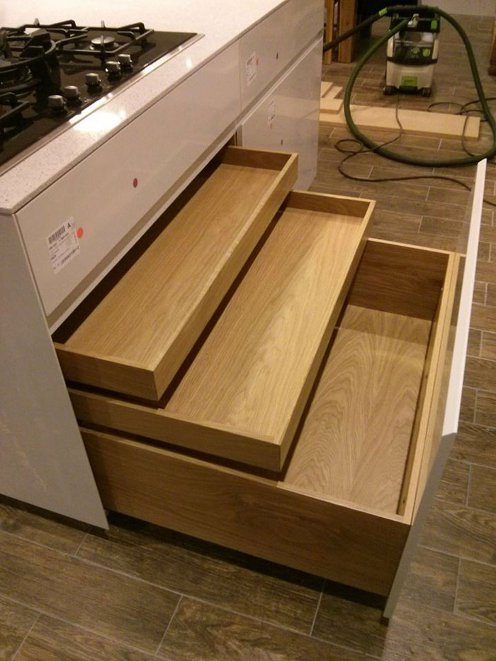 Bespoke hand built High Gloss Kitchen