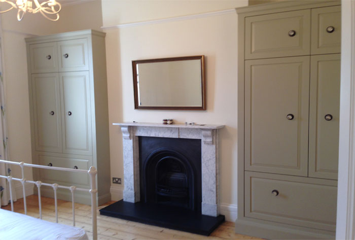 Bespoke hand built Painted Wardrobes